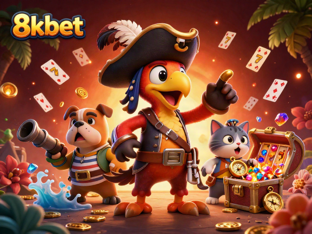 Experience thrilling wins at 8kbet with vibrant casino games and dynamic characters.