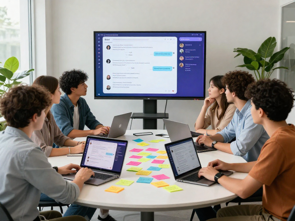 Collaborative AI chat environment utilizing spicychat technology for creative brainstorming.